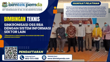 Bimtek Sinkronisasi OSS RBA dengan Sistem Informasi Sektor Lain
