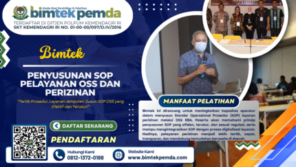 Bimtek Penyusunan SOP Pelayanan OSS dan Perizinan