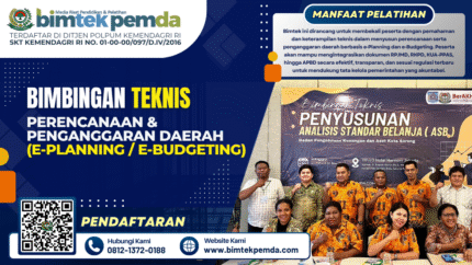 BIMTEK PERENCANAAN & PENGANGGARAN DAERAH (e‑Planning / e‑Budgeting)