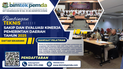 Bimtek SAKIP dan Evaluasi Kinerja Pemerintah Daerah Tahun 2025