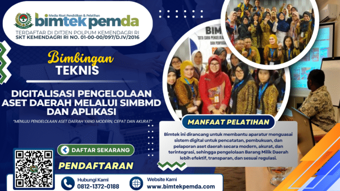Bimtek Digitalisasi Pengelolaan Aset Daerah Melalui SIMBMD Dan Aplikasi ...