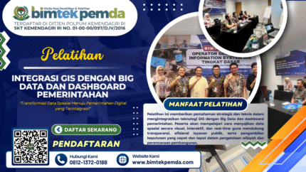 Pelatihan Integrasi GIS dengan Big Data dan Dashboard Pemerintahan