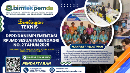 Bimtek DPRD dan Implementasi RPJMD Sesuai Inmendagri No. 2 Tahun 2025