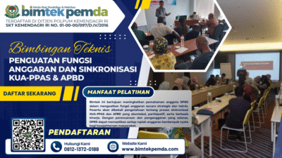 Bimtek Penguatan Fungsi Anggaran dan Sinkronisasi KUA-PPAS & APBD