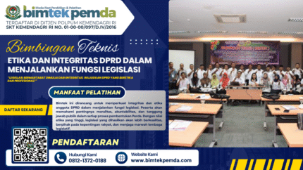 Bimtek Etika dan Integritas DPRD dalam Menjalankan Fungsi Legislasi