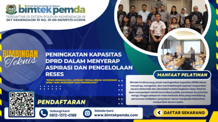 Bimtek Peningkatan Kapasitas DPRD dalam Menyerap Aspirasi dan Pengelolaan Reses