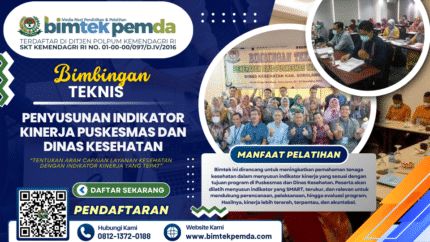 Bimtek Penyusunan Indikator Kinerja Puskesmas dan Dinas Kesehatan