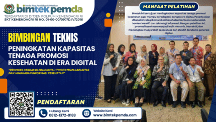 Bimtek Peningkatan Kapasitas Tenaga Promosi Kesehatan di Era Digital