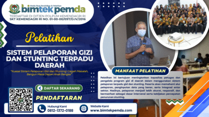 Pelatihan Sistem Pelaporan Gizi dan Stunting Terpadu Daerah