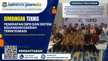 Bimtek Penerapan SIPD dan Sistem Keuangan Daerah Terintegrasi