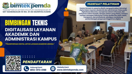 Bimtek Digitalisasi Layanan Akademik dan Administrasi Kampus
