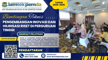 BIMTEK PENGEMBANGAN INOVASI DAN HILIRISASI RISET DI PERGURUAN TINGGI