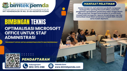 Bimbingan Teknis Optimalisasi Microsoft Office untuk Staf Administrasi