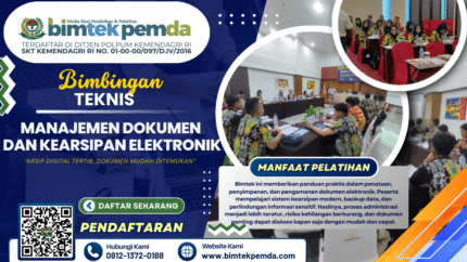 Bimbingan Teknis Manajemen Dokumen dan Kearsipan Elektronik