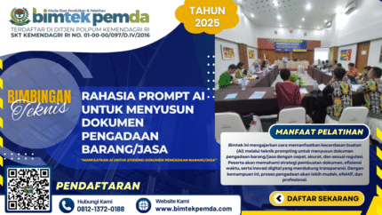 Bimtek Rahasia Prompt AI untuk Menyusun Dokumen Pengadaan Barang/Jasa