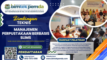 Peserta akan mempelajari penerapan SLiMS untuk meningkatkan mutu layanan perpustakaan. Mulai dari input data koleksi, manajemen anggota, hingga penyusunan katalog digital dapat dilakukan lebih efektif. Hasilnya, perpustakaan dapat memberikan akses informasi lebih luas, transparan, dan sesuai tuntutan era transformasi digital.