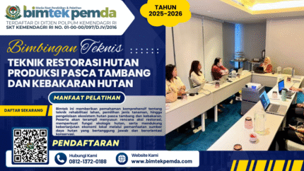 Bimtek Teknik Restorasi Hutan Produksi Pasca Tambang dan Kebakaran Hutan