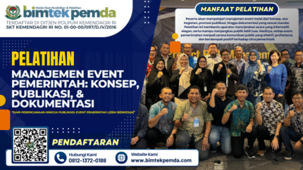 Pelatihan Manajemen Event Pemerintah: Konsep, Publikasi, & Dokumentasi