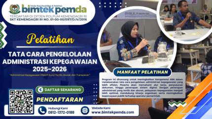 Pelatihan Tata Cara Pengelolaan Administrasi Kepegawaian 2025-2026