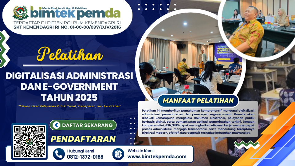 Pelatihan Digitalisasi Administrasi dan E-Government