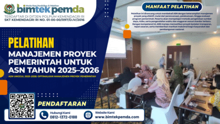 Pelatihan Manajemen Proyek Pemerintah untuk ASN Tahun 2025–2026