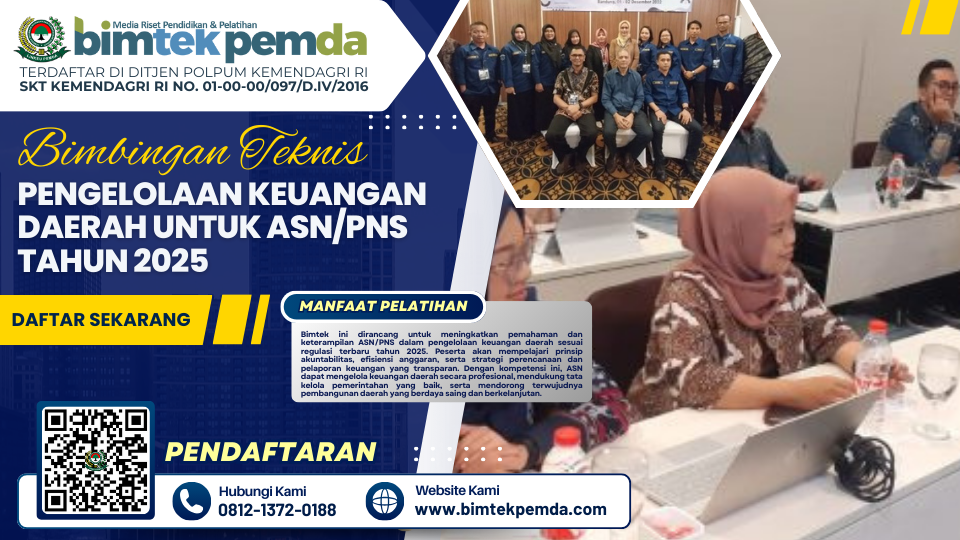 Bimtek Pengelolaan Keuangan Daerah untuk ASN/PNS Tahun 2025