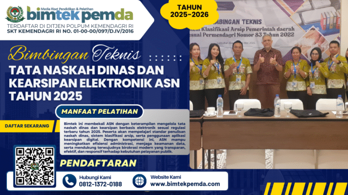 Bimtek Tata Naskah Dinas Dan Kearsipan Elektronik ASN Tahun 2025 ...