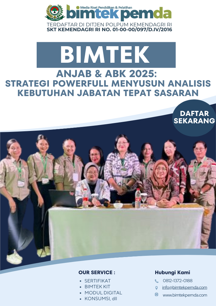 BIMTEK ANJAB & ABK 2025: Strategi Powerfull Menyusun Analisis Kebutuhan Jabatan Tepat Sasaran