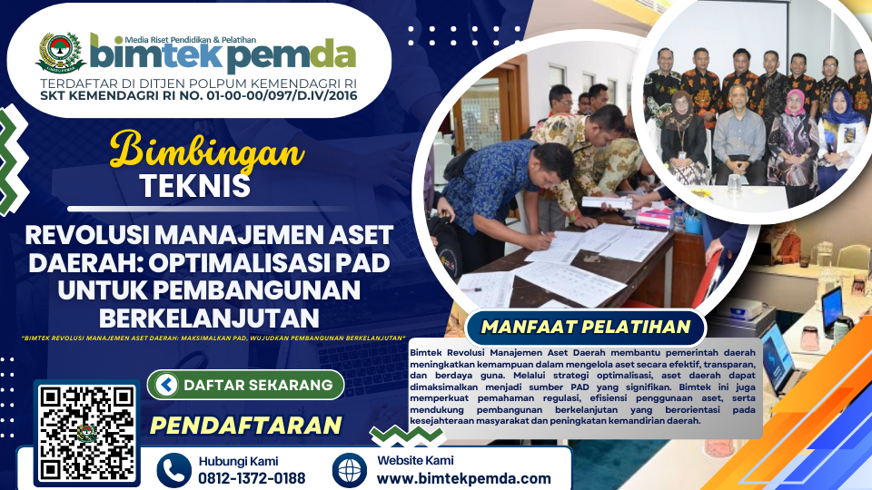 Bimtek Revolusi Manajemen Aset Daerah: Optimalisasi PAD untuk Pembangunan Berkelanjutan