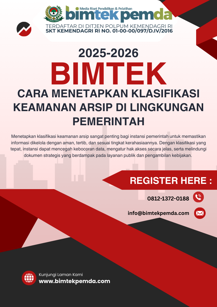 Cara Menetapkan Klasifikasi Keamanan Arsip di Lingkungan Pemerintah