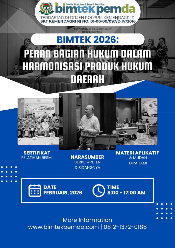 Peran Bagian Hukum dalam Harmonisasi Produk Hukum Daerah