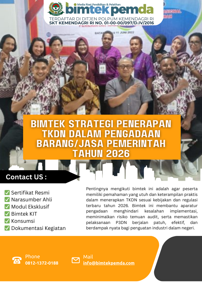 Strategi Penerapan TKDN dalam Pengadaan Barang/Jasa Pemerintah Tahun 2026