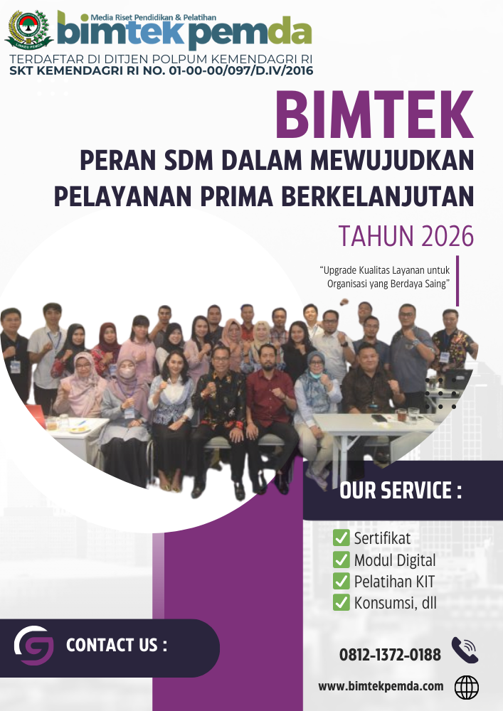 Peran SDM dalam Mewujudkan Pelayanan Prima Berkelanjutan