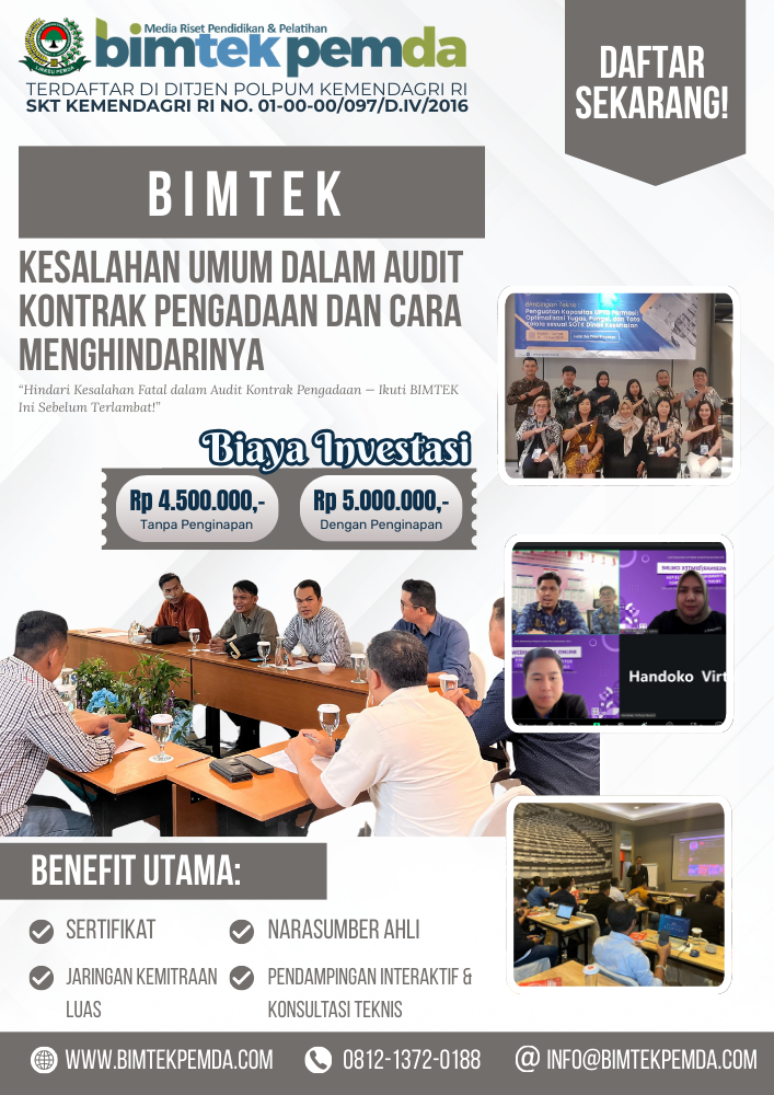 Kesalahan Umum dalam Audit Kontrak Pengadaan dan Cara Menghindarinya