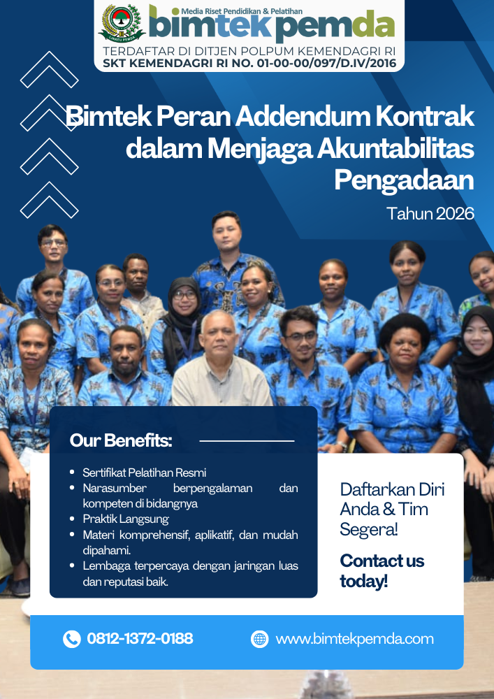 Peran Addendum Kontrak dalam Menjaga Akuntabilitas Pengadaan