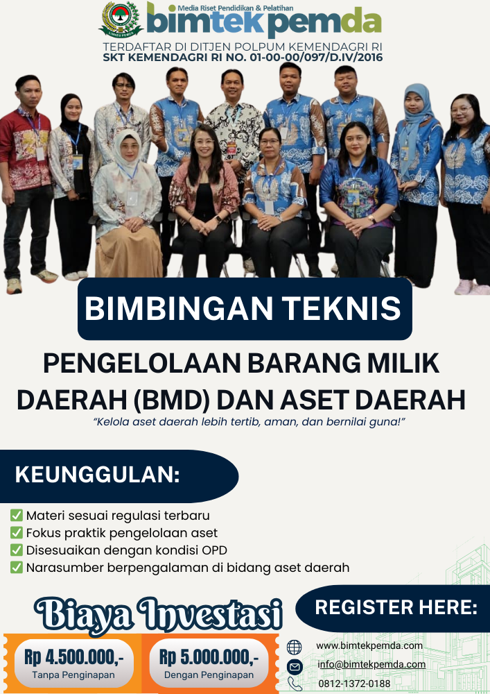 Bimtek Pengelolaan Barang Milik Daerah (BMD) Dan Aset Daerah - Linkeu Pemda