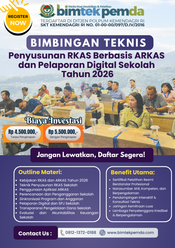 Logo Rkas Bimtek Penyusunan RKAS Berbasis ARKAS Dan Pelaporan Digital Sekolah ...